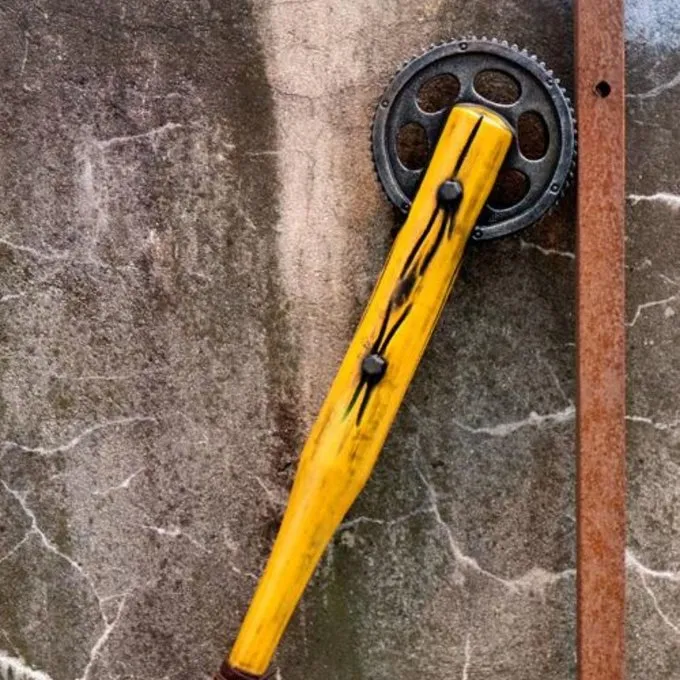 Epic Armoury LARP Honkbalknuppel Met Tandwiel, Geel 5 Epic Armoury LARP Honkbalknuppel Met Tandwiel, Geel - Afbeelding 3