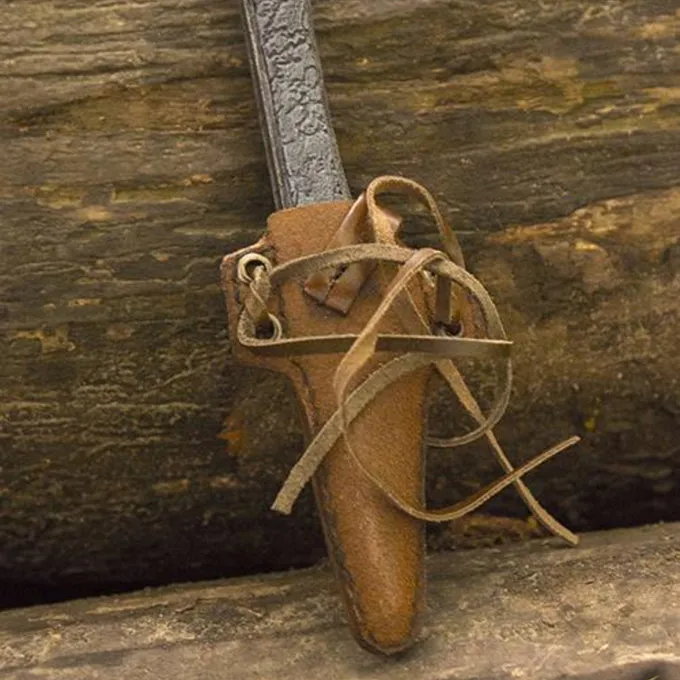 Epic Armoury LARP Killermes Met Houder, Bruin 4 Epic Armoury LARP Killermes Met Houder, Bruin - Afbeelding 2