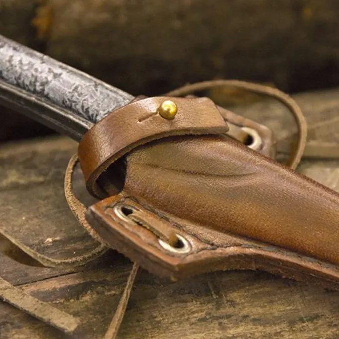 Epic Armoury LARP Killermes Met Houder, Bruin 6 Epic Armoury LARP Killermes Met Houder, Bruin - Afbeelding 4