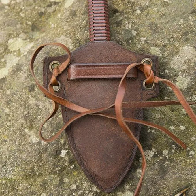 Epic Armoury LARP Kunai Mes Met Houder, Bruin 4 Epic Armoury LARP Kunai Mes Met Houder, Bruin - Afbeelding 2