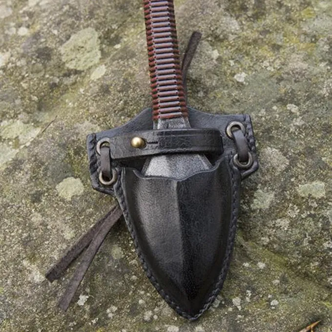 Epic Armoury LARP Kunai Mes Met Houder, Zwart 3 Epic Armoury LARP Kunai Mes Met Houder, Zwart