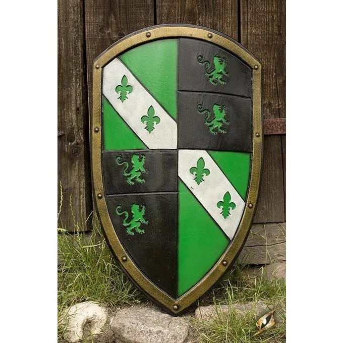 Epic Armoury LARP Leeuwenschild Groen/wit/zwart 7 Epic Armoury LARP Leeuwenschild Groen/wit/zwart - Afbeelding 5