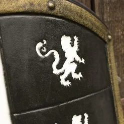 Epic Armoury LARP Leeuwenschild Wit/zwart/goud -Larp wapens Winkel larp leeuwenschild wit zwart goud 2