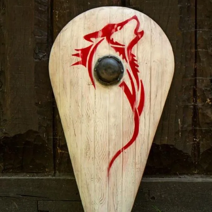 Epic Armoury LARP Normandisch Schild Wolf 3 Epic Armoury LARP Normandisch Schild Wolf