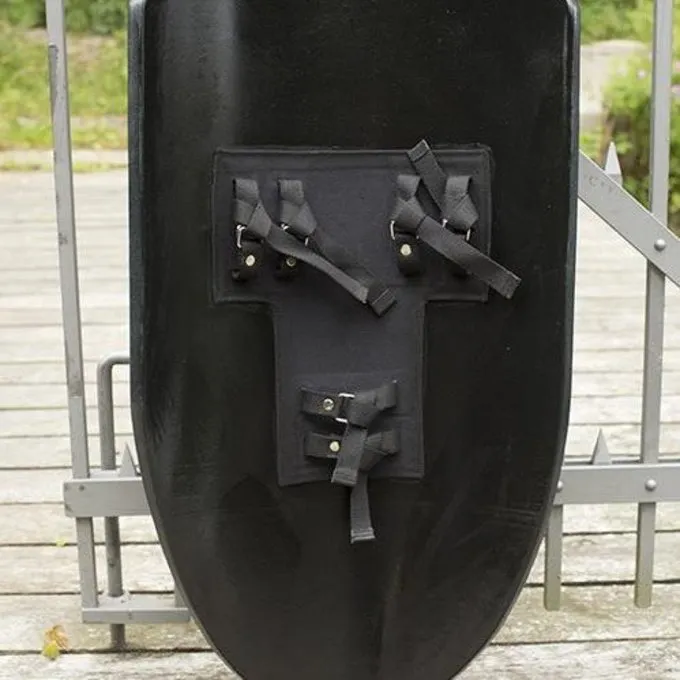 Epic Armoury LARP Ridderschild Zwart/groen 4 Epic Armoury LARP Ridderschild Zwart/groen - Afbeelding 2