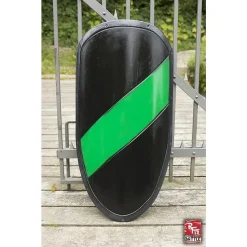 Epic Armoury LARP Ridderschild Zwart/groen 7 Epic Armoury LARP Ridderschild Zwart/groen -Larp wapens Winkel larp ridderschild zwart groen 2