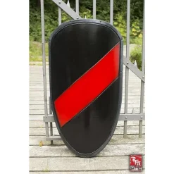 Epic Armoury LARP Ridderschild Zwart/rood 7 Epic Armoury LARP Ridderschild Zwart/rood -Larp wapens Winkel larp ridderschild zwart rood 2
