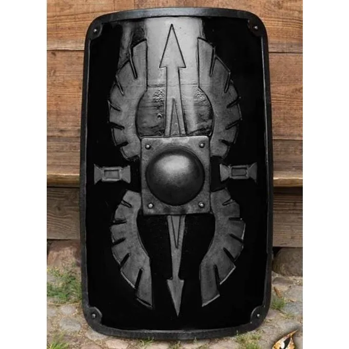 Epic Armoury LARP Romeinse Scutum, Zwart 6 Epic Armoury LARP Romeinse Scutum, Zwart - Afbeelding 4