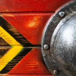 Epic Armoury LARP Schild Thegn, Rood, 70 Cm -Larp wapens Winkel larp schild thegn rood 70 cm 4