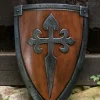 Epic Armoury LARP Vliegerschild Staal-hout 2 Epic Armoury LARP Vliegerschild Staal-hout -Larp wapens Winkel larp vliegerschild staal hout