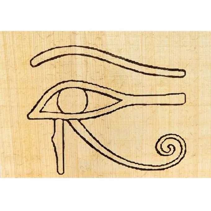 Papyruskleurplaat Horus 4 Papyruskleurplaat Horus - Afbeelding 2