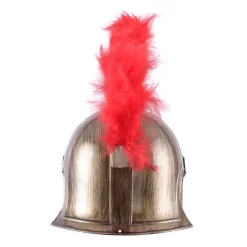 Romeinse Speelgoedhelm Met Rode Helmkam -Larp wapens Winkel romeinse speelgoedhelm met rode helmkam 2