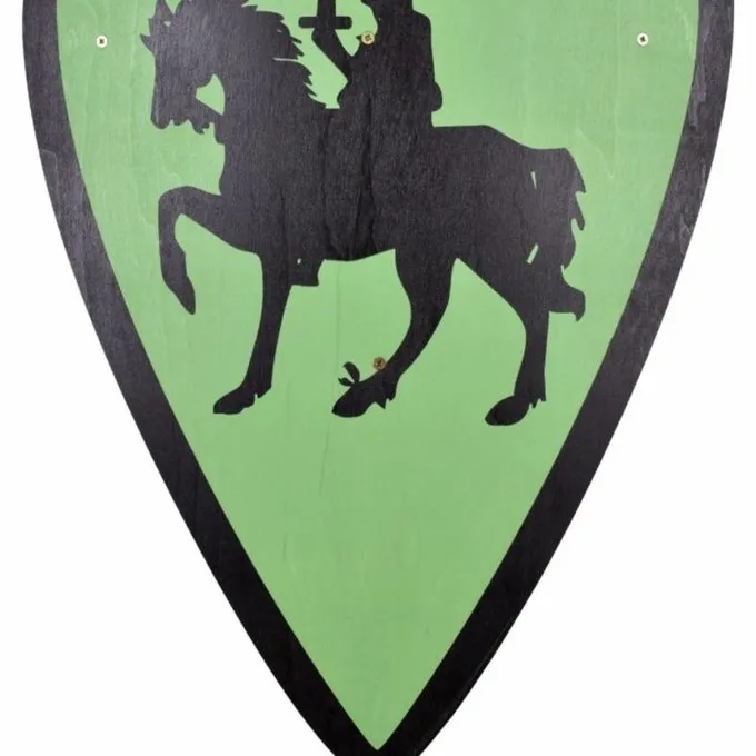 Speelgoedschild Ridder, Groen 4 Speelgoedschild Ridder, Groen - Afbeelding 2