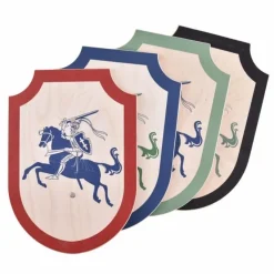 Speelgoedschild Riddertoernooi, Rood-blauw -Larp wapens Winkel speelgoedschild riddertoernooi rood blauw 1