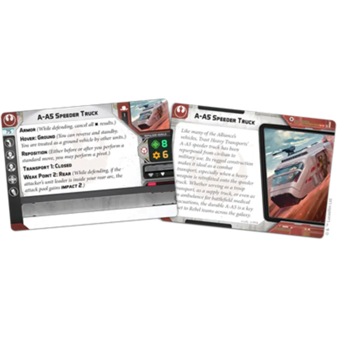 FANTASY FLIGHT GAMES Star Wars Legion A-A5 Speeder Truck Exp 4 FANTASY FLIGHT GAMES Star Wars Legion A-A5 Speeder Truck Exp - Afbeelding 2