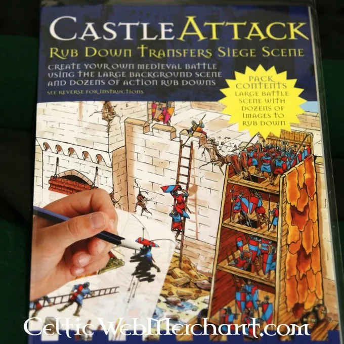 Wrijfpanorama Middeleeuwse Belegeringen 3 Wrijfpanorama Middeleeuwse Belegeringen